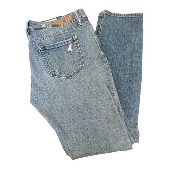 Treasure & Bond - Boyfriend Fit Ripped Faded Denim Jeans - Size 27 - Picture 14 of 15